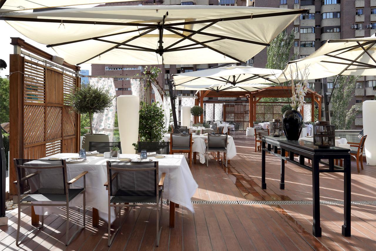 Eurostars Suites Mirasierra Madri Exterior foto The restaurant